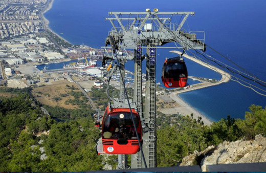 Antalya'da Tünektepe teleferiği yeniden açılıyor