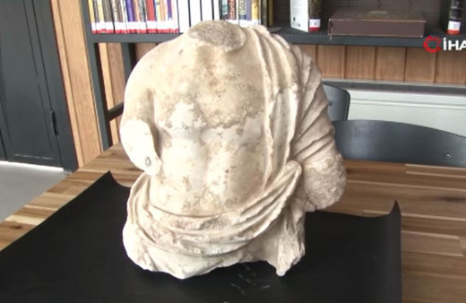 İstanbul Saraçhane'de Roma dönemine ait heykel bulundu