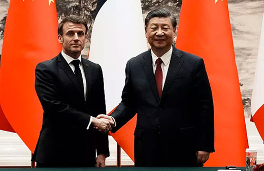 Fransa cumhurbaşkanı Macron Çin'e gitti 'Rusya'yı yola getir' çağrısı yaptı