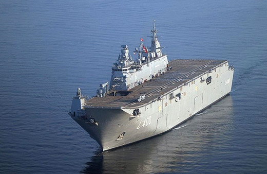 Türkiye'nin en büyük savaş gemisi teslimata hazır İsmail Demir TCG Anadolu için gün verdi