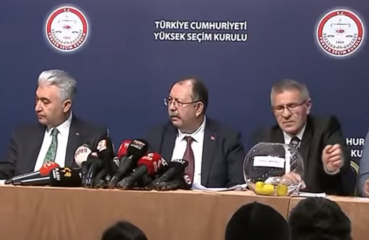 YSK'da kura çekimi yapıldı! Cumhur ve Millet İttifakı'nın oy pusulasındaki yerleri belli oldu