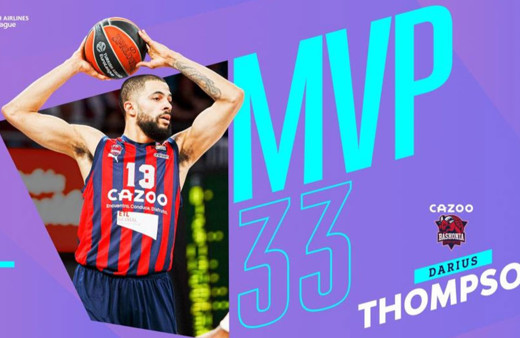 THY Euroleague'de 33. haftanın MVP'si Darius Thompson