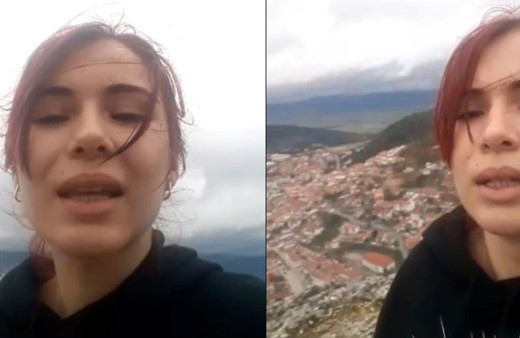 'Ben seni hiç aldatmadım, işte ispatı' deyip kendini uçurumdan aşağı attı! İşte o anların videosu