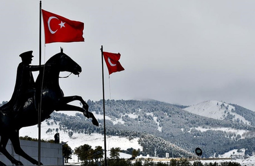 Erzurum, Kars ve Ardahan'a ilkbaharda beyaza büründü