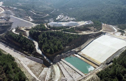 Yatağan Girme Barajı’nın yüzde 90’ı tamamlandı