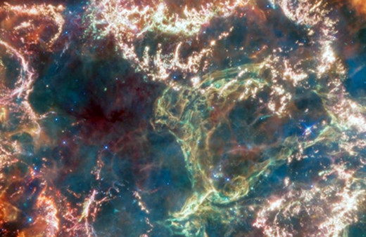 James Webb Uzay Teleskobu görüntüledi. İşte süpernovanın içindeki "yeşil canavar"