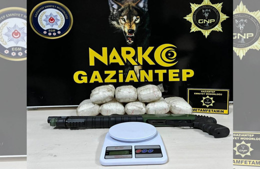 Gaziantep'te 4 kilo uyuşturucu madde ele geçirildi