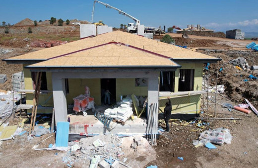 Depremin bölgesindeki ilk köy evleri bayramda teslim edilecek