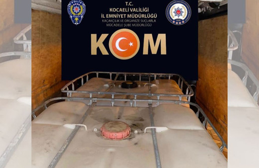 Kocaeli'de 2 ton 150 litre kaçak akaryakıt ele geçirildi