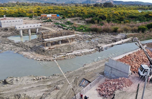 Antalya ile Muğla'yı birleştirecek Patara Köprüsü, Ramazan Bayramı'na yetiştirilecek