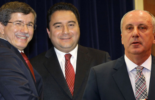CHP İnce'ye ne verdi, AK Parti Davutoğlu ve Babacan'a ne verdi? Davutoğlu kaç İnce eder?