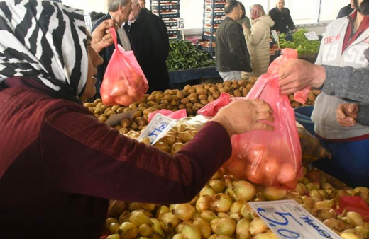 Haymana'da kuru soğan kilosu 5 lira oldu