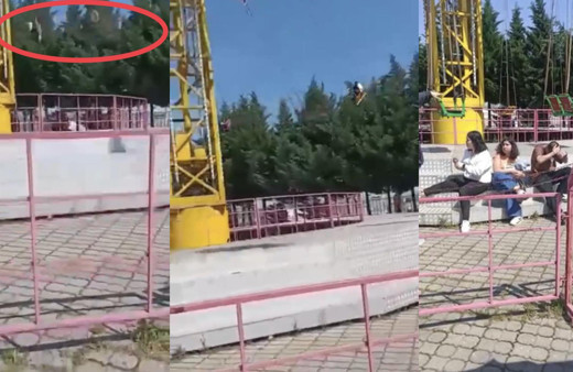 Bursa’da lunaparkta salıncak kazası! Çok sayıda yaralı var: Korku dolu anlar kamerada!