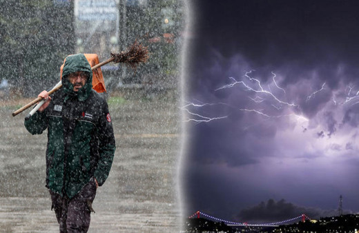 İstanbul'u 'Oraj' vuracak Meteoroloji ve AKOM'dan uyarı kar da geri geliyor sıcaklık resmen çakılacak