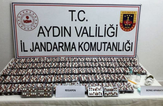 Aydın'da 6 bin adet sentetik uyuşturucu hap ele geçirildi