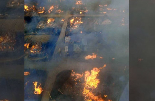 Rusya'da çıkan yangınlarda 1 kişi öldü, 659 kişi evsiz kaldı