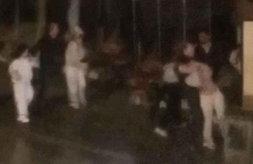 Bursa'da 3 kadının darp edildiği anlar kameraya yansıdı