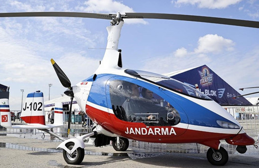 Jandarmanın havadaki gözü Cayrokopter filoya katıldı