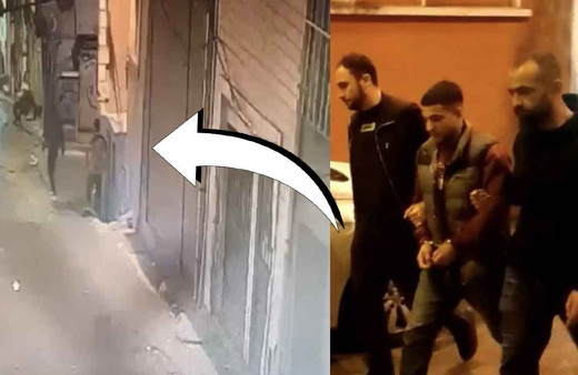 Beyoğlu'nda bıçaklı gasp kamerada! Gençlere dehşeti yaşattı, dövüp telefonunu çaldı