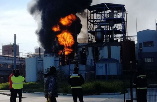 Kırklareli'nde kimya ve entegre atık tesisinde yangın