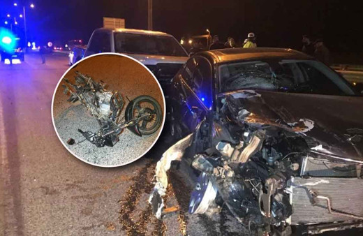 Kapıkule yolunda feci kaza: 78 metre sürüklenen motosiklet sürücüsü hayatını kaybetti