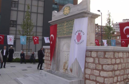 Ümraniye’de tarihi Adile Sultan Çeşmesi tamir edildi