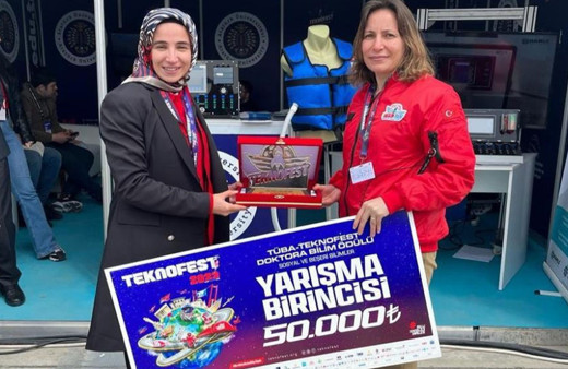 TÜBA Teknofest Doktora Bilim Ödülüne Dr. Sümeyye Ulaş layık görüldü