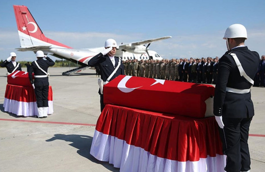 Tel Abyad'da şehit olan polisler için Şanlıurfa'da tören düzenlendi