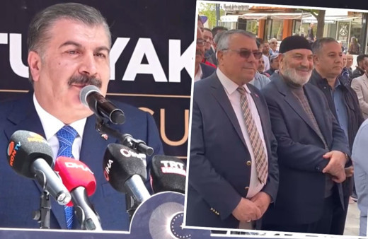 Sağlık Bakanı Fahrettin Koca konuştu babası arka sıralarda duygulandı! Sizleri mahcup edecek hiçbir şey yapmadım