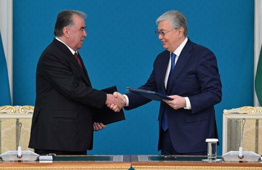 Orta Asya'da dostluk rüzgarı! Kazakistan ile Tacikistan müttefik oldu!