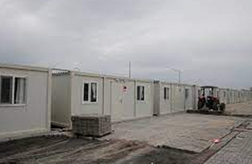 Diyarbakır'da kurulan konteyner kente 900 depremzede yerleştirildi