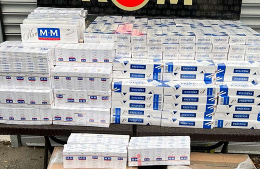 Esendere'de bir ayda 6 bin 370 paket kaçak sigara ele geçirildi
