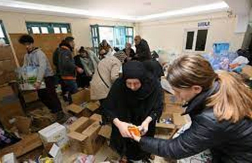 Türkiye Halk Oyunları Federasyonu, deprem bölgelerine 1,5 ton bakliyat yardımı yolladı