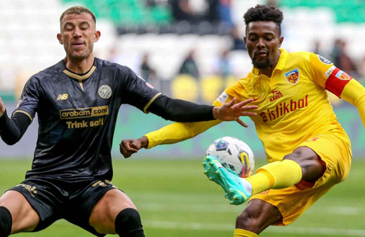 Gol düellosunda kazanan çıkmadı! Konyaspor ve Kayserispor puanları bölüştü...