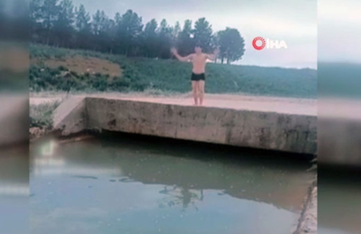 TikTok videosu çekmek için atladığı su kanalından cansız bedeni çıkartıldı