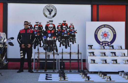 Adana’da 145 ruhsatsız silah ele geçirildi