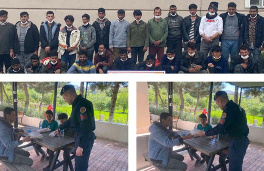Elazığ’da 35 düzensiz göçmen yakalandı