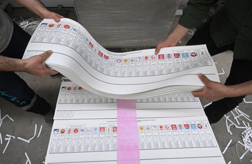 14 Mayıs seçimlerinin oy pusulalarının basımı tamamlandı