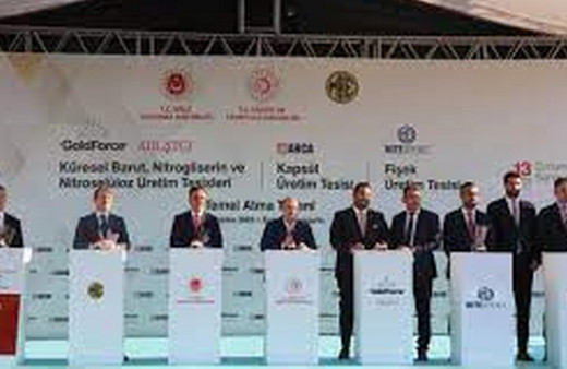 Çorum'da barut, fişek ve kapsül üretim tesislerinde deneme üretimi başladı