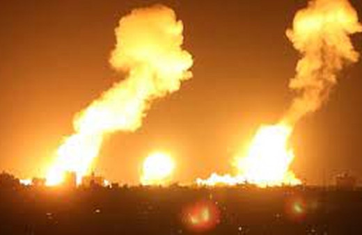 İsrail, Gazze'nin farklı bölgelerine hava saldırıları düzenledi