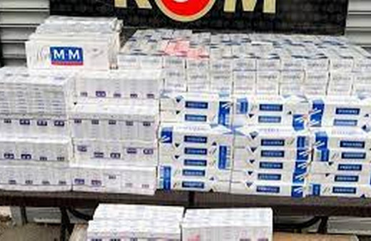 Ankara'da 7 bin 100 paket kaçak sigara ele geçirildi