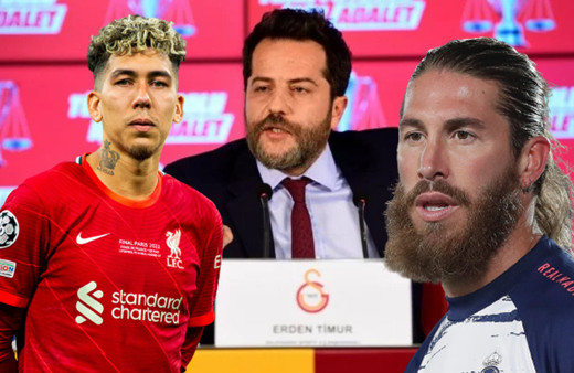 Galatasaray'dan Sergio Ramos ve Roberto Firmino açıklaması! Erden Timur tek tek açıkladı...