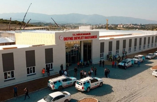 Yapımında sona gelinen Defne Devlet Hastanesi 10 güne tamamlanacak
