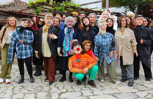 Safranbolu'da canlı kukla performansı sergilendi