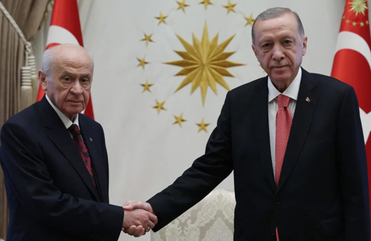Cumhurbaşkanı Erdoğan, MHP Lideri Devlet Bahçeli'yi kabul etti