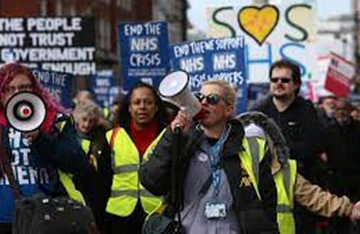 İngiltere'de grevler nedeniyle martta 556 bin iş günü kaybı yaşandı