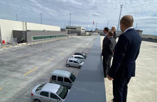 İpsala Sınır Kapısı yakınındaki tır parkında çalışmalar tamamlanıyor