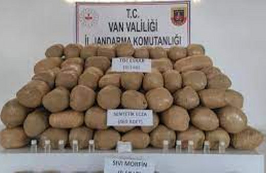 Van'da 340 kilogram esrar ele geçirildi