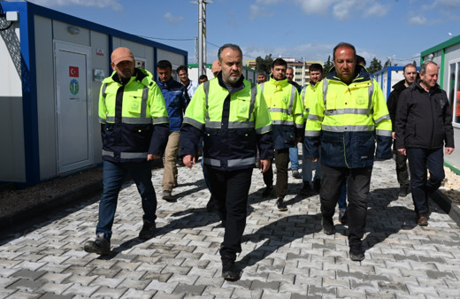 Bursa Büyükşehir Belediyesi'nin Hatay mesaisi sürüyor!