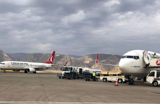 Şerafettin Elçi Havalimanı Nisan ayında 34 bin yolcuya hizmet verdi